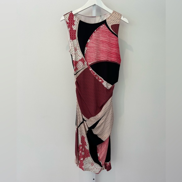 EMILIO PUCCI RED MULTI PRINT DRESS IT 46 / US 12 NWTS! - Picture 5 of 17